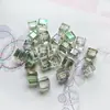 Contas Quadradas Contas de Vidro Imitando Cristal DIY Joias Feitas à Mão Pulseira Materiais para Contas Acessórios de Contas Soltas 4mm