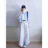 Cárdigan de Punto Simple y Fresco de un Solo Botón para Mujer, Suéter Casual Perezoso de Manga Larga para Primavera y Otoño, Top Estilo Dulce Coreano