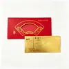 2027 Año de la Oveja "Tres Ovejas Traen Prosperidad" Billete Conmemorativo de Lámina de Oro Sobres Rojos Regalos de Agradecimiento de Año Nuevo Venta al por Mayor desde el Fabricante