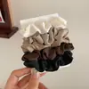 Goma para el pelo simple de satén estilo coreano para mujer, sujetador antideslizante para coleta alta, cuerda de pelo colorida, accesorio para el pelo elástico