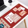 Alfombrilla de ratón grande con texto inspirador para chicas, ideal para trabajar, para juegos de ordenador portátil y mesa.