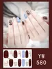 Pegatinas para uñas TE, sin cocción, de moda, finas, arte de uñas de cobertura completa listo para usar, pegatinas de uñas vestibles temu, Sudeste Asiático, Japón, Corea
