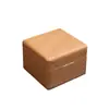 Stock Listo Caja de Anillo de Madera Maciza Lujo Ligero Retro Caja de Joyería para Propuesta Portátil Caja de Almacenamiento de Madera Multifuncional