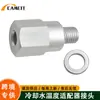 Adaptador de Temperatura del Refrigerante del Motor para Modificación de Coche M12X1.5-1/8Npt Conector con Rosca Interna y Externa con Junta