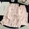Pijama para mujer al por mayor transfronterizo, estilo fino para primavera y otoño, algodón nube, lunares, manga larga, pantalón largo, conjunto holgado dulce para casa