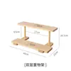 Estante para Flores para Repisa de Ventana de Madera Maciza, Soporte Decorativo Creativo para Suculentas, Estante de Almacenamiento Multinivel para Escritorio en Esquina de Balcón Interior