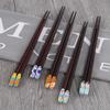 Hashis de madeira pontiagudos estilo japonês, hashis de madeira criativos, hashis personalizados para unhas, conjunto de hashis para sushi para uso em hotéis e residências