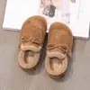 Zapatos Birkenstock para niñas, nueva colección de invierno 2026, zapatos forrados de felpa para niñas pequeñas, zapatos de algodón para niños, estilo cálido de invierno, zapatos esponjosos