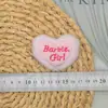 Boneca de Pelúcia Letra Vermelha Criativa Amor Boneca Plush Pode Adicionar Broche Desenho Animado Infantil Menina Fofa Boneca Popular na Internet Acessórios