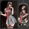 Lencería Coqueta y Sexy Estilo Academia Noche Dorada Jk, Lencería Erótica Seductora de Puro Deseo con un Toque de Lujo