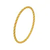 Tienda de Oro Mismo Estilo Pulsera Retorcida Minimalista Chapada en Oro de Diseño Nicho, Imitación Oro, Pulsera de Moda de Lujo Ligero de Gama Alta para Mujer