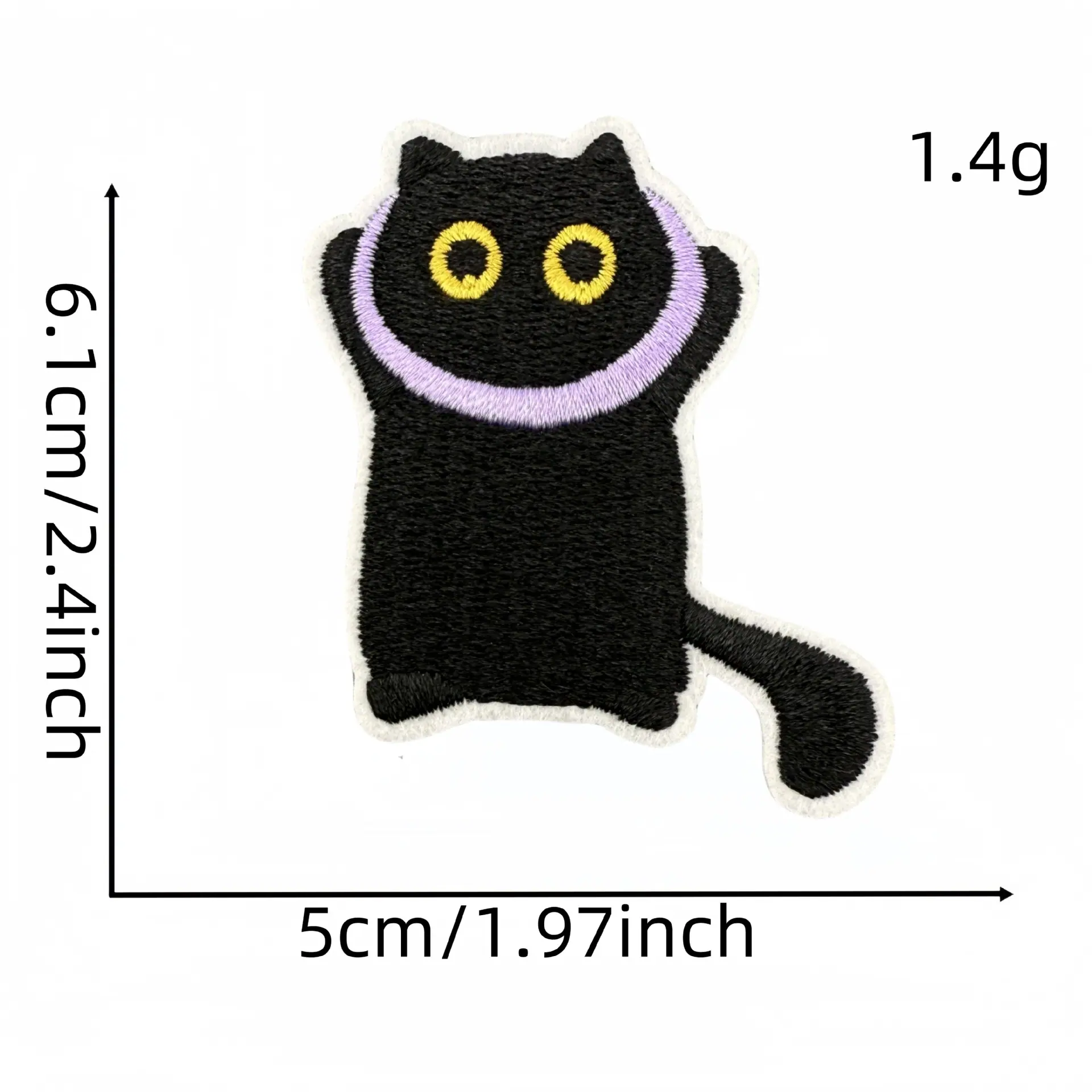 黑猫布贴9#