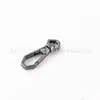 Llavero de aleación de zinc con clip de perro del fabricante, Clip de cadena para accesorios de ferretería para bolsos, Clip de placa octagonal, Completamente pulido y chapado
