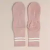 Calcetines de Yoga, Calcetines Antideslizantes Profesionales de Media Pantorrilla, Fitness en Interiores, Cuerda para Saltar, Pilates, Deportes para Mujer, Fitness, Calcetines para Piso de Baile