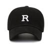 Nuevo Sombrero Etiqueta R para Mujer con Abertura para Mostrar la Cara Gorra de Béisbol Deportiva Casual de Copa Dura Celebridad de Internet Estilo K Visera Solar para Hombre Gorra con Visera