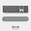 Descanso de Mão para Teclado de Escritório Mouse Pad de Silicone Apoio de Pulso Suporte para Pulso Espuma de Memória Côncavo Massagem Apoio de Palma Pad para Notebook