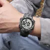 Reloj Electrónico Deportivo Camuflaje Nuevo para Hombre Estudiante Multifuncional Impermeable Pantalla Grande Reloj Militar Reloj Deportivo para Ancianos