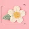 Parche de Tela Lindo Estilo Coreano Hecho a Mano DIY Flor de Cinco Pétalos Conejo Accesorio para Pasador Broche Accesorio para Ropa Flor para el Cabello