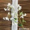 Flores de Casamento Brancas Simulação Flores de Casamento Arranjo de Cena Flores Artificiais Paisagismo Flores de Fileira no Chão Decoração Suave Arte Floral Arranjo de Flores Rosas