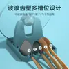 Organizador Portatapas y Almacenamiento Multifuncional para Encimeras de Cocina, Estante Plegable para Cucharas, Espátulas de Cocina y Soportes para Ollas