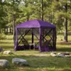 Tienda de Campaña Hexagonal Resistente a la Intemperie para Exteriores Transfronteriza con Visibilidad de Seis Lados, Venta al por Mayor Personalizada OEM