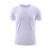 Camiseta de Manga Curta com Gola Redonda de Secagem Rápida Nova 2021 com Logo Estampado Moletom para Corrida ao Ar Livre Fitness Estampado Venda Direta da Fábrica