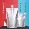 Bolsas de Embalaje con Boquilla de Papel de Aluminio, Resistentes a Altas Temperaturas, Desechables, para Cerveza, Salsa, Bebida, Fideos de Caracol, Bolsas para Sopa para Llevar, Venta al por Mayor