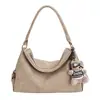Bolsa Tote Versátil Estilo Coreano Retrô Casual para Mulheres Outono 2025 Nova Moda Tendência Estilo Preguiçoso Bolsa de Ombro Único