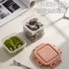 Caixa de armazenamento de frutas transparente para casa BNBST, caixa de armazenamento organizadora de frutas e vegetais para geladeira, caixa de armazenamento de frutas frescas para sala de estar