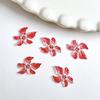 Nuevos accesorios para uñas de flor de lirio de cristal de hielo con tallado suave, resina degradada, flor de simulación, accesorios para uñas súper hada DIY
