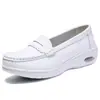 Zapatos de Enfermera con Amortiguación de Aire para Mujer Suela Suave Fondo Plano Zapatos de Otoño Transpirables No Cansan los Pies Antideslizantes Estilo Casual Cómodo Venta Directa de Fábrica