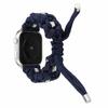 Adequado para Apple Apple Watch 1/2/3/4/5/6 Paracord Nut Stretch Pulseira iWatch Pulseira de Tecido Trançado