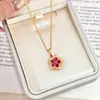 Popular Collar de Diamantes Completo Estilo Vintage de Xiaohongshu para Mujer, Cadena de Suéter de Lujo Ligero de Gama Alta Nicho, Nuevo Accesorio para Mujer, Venta al por Mayor de Una Pieza