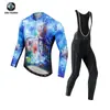 Xintown Acero Negro Ropa de Ciclismo de Otoño Nueva Ropa de Ciclismo Ropa de Ciclismo para Mujer de Otoño Traje Largo