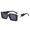 Gafas de Sol Cuadradas Pequeñas Nuevas Transfronterizas para Mujer, Gafas de Sol de Alta Gama, Gafas de Sol de Celebridades de Internet de Moda, Modernas y a la Moda