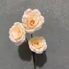 3/5 cabezas de rosas de burbuja, rosas artificiales de múltiples cabezas, decoración de bodas y hogar, venta al por mayor