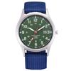 Comércio exterior novo relógio militar masculino relógio de quartzo de nylon tecido com calendário oferta especial relógio esportivo entrega em uma peça