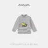 Camiseta Infantil Dudu Home Capa Base de Invierno Camisa Base de Invierno para Niñas Top Elegante de Manga Larga para Niños Ropa para Bebés y Niños