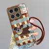Adequado para Capa de Celular Xiaomi 15Pro Completa Anti-Queda Xiaomi14 Celebridade da Internet Modelo Quente 13 Nicho 12 Cachorro Xadrez