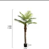 Árbol de Coco Falso Árbol de Coco Palmera Areca Tropical Planta de Maceta de Piso para Sala de Estar Planta Verde para el Hogar Paisaje