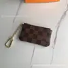 Tarjetero Moderno, Fácil de Llevar al Salir, Tarjetero con Cremallera de Cuero de Alta Gama, Adecuado para Llaves, Portatarjeta de Identificación, Estilo con Gancho de Metal