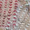 Exquisitos Pegatinas Festivas Rojas con Lazo para Uñas, Mini Mariposa Estilo Francés Adhesivo para Punta del Dedo Decoración DIY