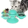 Juguete para Gatos Juguetes Interactivos para Mascotas para Gatos Juego de Rompecabezas para Gatos Juguete con Molinillo Placa Giratoria para Gatito Cepillar Dientes Suministros para Mascotas