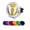 Clip de aromaterapia para coche de acero inoxidable 316L, clip para la boca de aire del coche, clip para perfume de coche, imán para perfume.