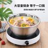 Acero Inoxidable 304 Cubeta Cilindro Sazonado y Espesamiento de Fideos Profundización Hotel Cantina Cubeta para Sopa Cubeta para Lavar Verduras Cubeta Multiusos de Grado Alimenticio