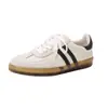 Piel de Vaca Versátil Piel Genuina Zapatos de Mujer Zapatos de Entrenamiento Alemanes de Caña Baja Retro Primavera Nuevos Zapatos de Mujer Casual Estilo Americano
