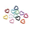 24mm metal amor gota de óleo cor de tinta anel de fixação corrente de mola chaveiro joias diy anel de suspensão acessórios atacado