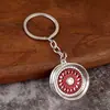 Chaveiro de Metal Criativo: Engrenagem Turbo, Cubo da Roda, Disco de Freio, Amortecedor, Pinça - Acessórios para Chaveiro de Carro Atacado