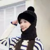 Gorro, Suéter, Bufanda para el Cuello, Todo en Uno para Mujer 2025 Invierno Versátil Ciclismo Cortavientos Cálido Gorro, Gorra de Protección contra el Frío para el Cuello