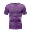 Moda Nova de Verão Camiseta Simples Masculina Fornecimento Atacadista Amazon Camiseta Masculina Gola Redonda Elástica de Manga Curta Yt03